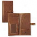 Mulholland rBothers All Leather  Passport W/ Ticket Pouch