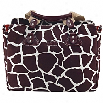 Oioi Sophisticated Baby Bags Giraffe Print Tote