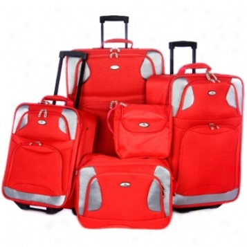 Olympia Luggage Sets And Briefs American Airlines 5-piecce Set