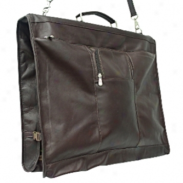 Piel Leather  Goods     40in. Elite Garment Bag