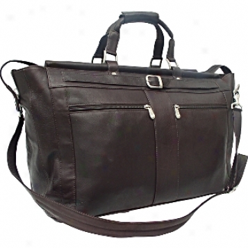 Piel Leather  Goods     Carpet Bag W/pockets