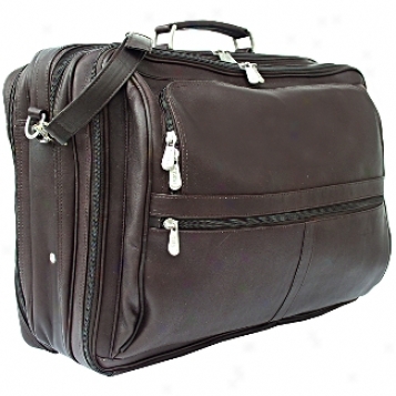 Piel Leather  Goods     Extra Large Executive Overnighter