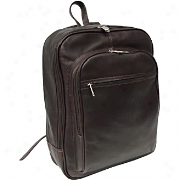 Piel Leather  Goods     Front Pocket Computer Backpack