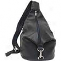 Piel Leather  Goods     Thr3e-zip Hobo Sling