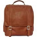 Piel Leather  Goods     Vertical Leather Backpack