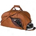 Royce Leather  Organizer Duffel W/ Shoe Compartment