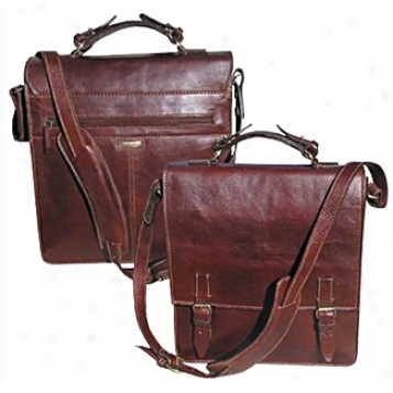 Scully  Leather Goods              Flapover Briefcase