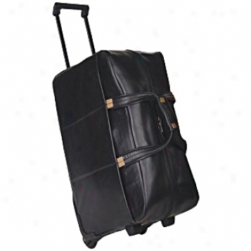 Scully  Leather Goods              Wheeled Duffel Bag