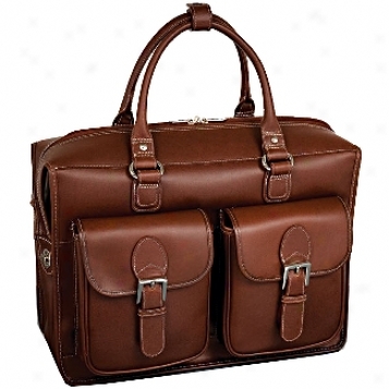 Siamod Manarola Mezzo Leather Double Compartment Laptop Case