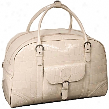 Siamod Monterosso Buranco Leather Ladies'  20in. Duffel Bag