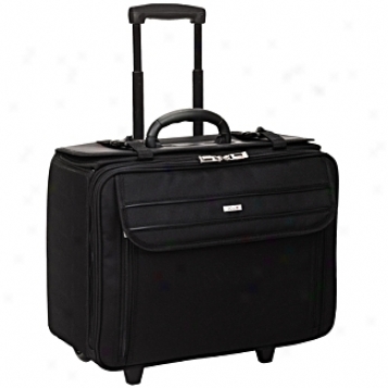 Solo Busijess Briefcases Ballistic Rolling Catalog Case W/ File Hanger