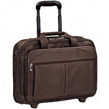 Solo Business Briefcases Leathre Rolling Computer Case