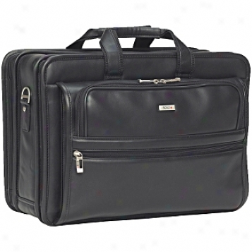 Solo Business Briefcases Nappa Leather Wise-body Computer-friendly Portfolio