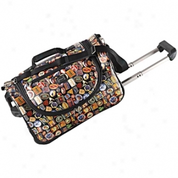 Sydney Love Travel          Vintage Hotels Wheeled Duffel