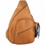 David King Leather Luggage Monostrap Leather Backpack