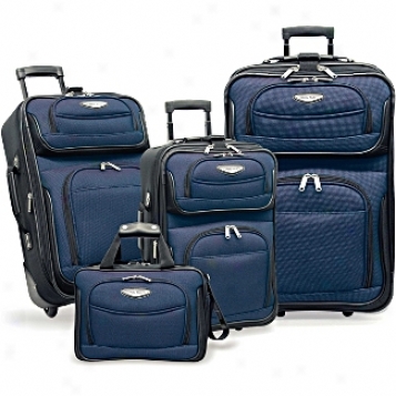 Travelers Choice Discount Luggage And Sets Amsterdam 4-piee Set