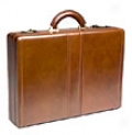 Winn Business Collecction Expandable Leather Attache