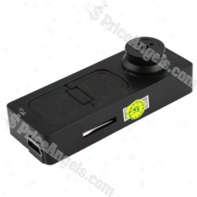 0.3mp Pin-hole Spy Camera Mini Dv Disguised As Bluetooth Handsfree Headset