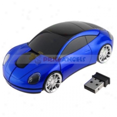 10m 2.4g 1600dpi Usb2.0 Wireless Optical Mouse For Pc Laptop(blue)