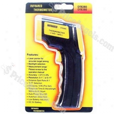 1.2-in Ld Non Contact Digital Infrared Thermometer With Laser Sight(-50-380 Celskus Degree)