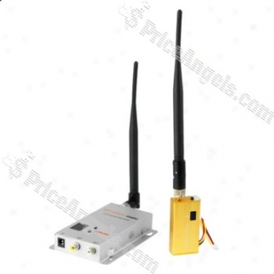 1.2ghz 700mw 16-channels Wireless Audio & Video Transmitter/receiver Set(us Plug)