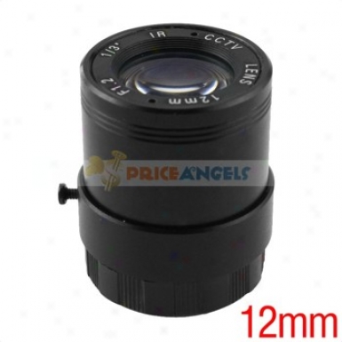 12mm /13-inch F1.2 Camera Lens For Cctv/surveillance Camera