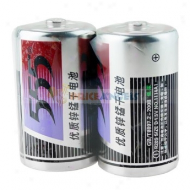 1.5v 555 Size D Disposable Batteries (2-pack)