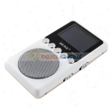 2.0-inch Lcd Screen Portable 4gb Digital Mp3 Player Music Player With Ebook (white)