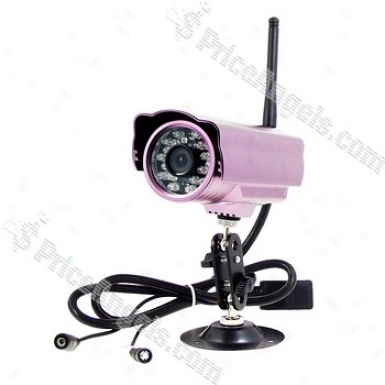 2.4ghz Wifi Wirel3ss Network Ir Ip Surveillance Security Camera With 18-led Ir Night Sight (120 Angle)