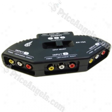 3-port Av Audio - Viddeo Signal Switcher