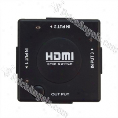 3-port Hdmi V1.3b Min Switcher Hftv Hub