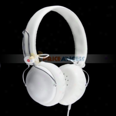 3.5mm Jack Adjustable Headphone Earphone Headset For Mp3/cell Phone/computer(shite)