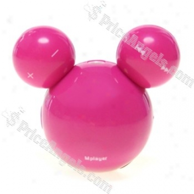 3rd Generation 10 Led Face Changing 2gb Mplayer/mickey Mouse Style Mp3 Player (magenta)