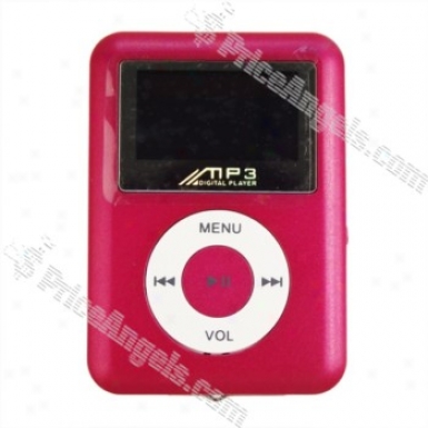 3rd Generation Classic Lcd Display Usb Rechargeable Mini Digital Mp3 Player With Built-in 2gb Memory (magenta)