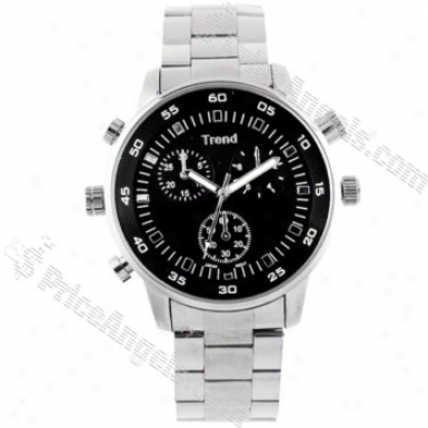 4gb 5.0mp Rechargeable Working Watch Spu Camera(silver)