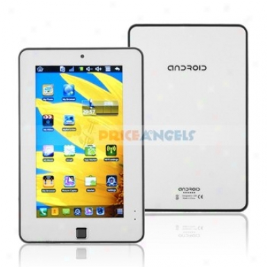 4gb Android 2.2 Via 8650 800mhz Cpu 7-inch Touch Screen Tablet Pc Laptop In the opinion of Phone Function(white)