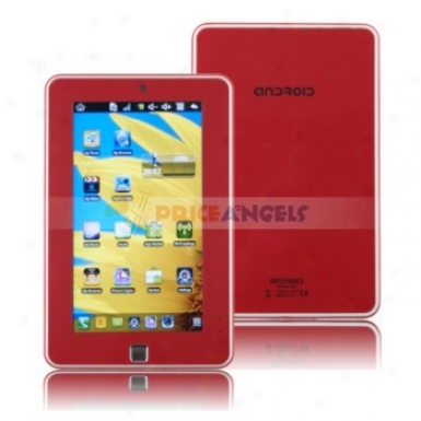 4gb Android 2.2 Via 8650 800mhz Cpu 7-inch Touch Screen Tablet Pc Laptop With Phone Function(red)