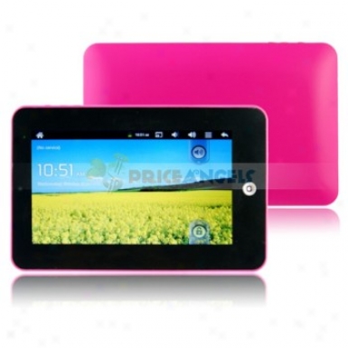 4gb Android 2.3 1ghz Cpu 7-inch Resistance Touch Protection Tablet Pc With Wifi Camera Function(pink)