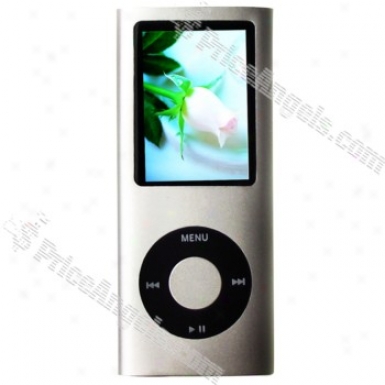 4th Generation 1.8-inch Lcd Mp3 / Mp4 Player (2gb) - Silver