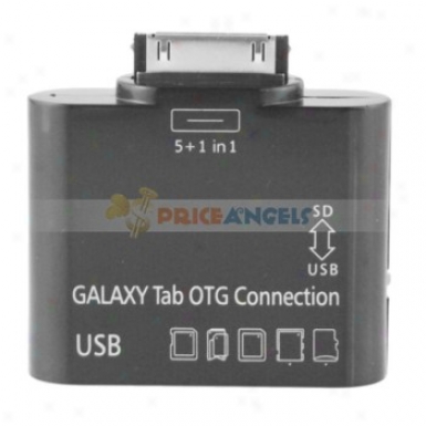 5 In 1 Otg Camera Connection Kit Card Reader Usb Sd Ms Tf For Samsung Galaxy Tab