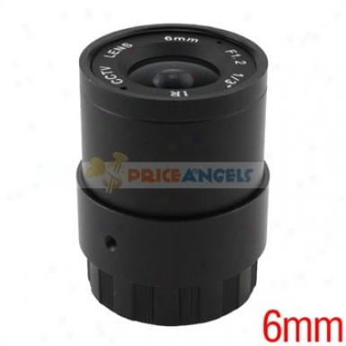 6mm 1/3-inch F1.2 Ir Camera Lens For Ctcv/surveillance Camera
