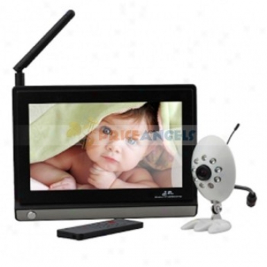 7-inch 2.4g Wireless Baby Monitor & Night Vision Wireless Camera Set With Remote Control