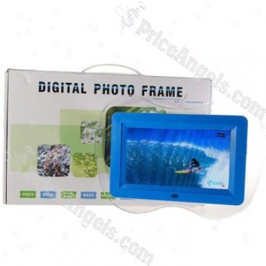 7-inxh Wide Screen Tft Lcd Sd/mmc/ms/usb Digital Photo Frame And Video Player (480*234px)