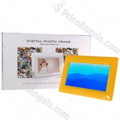 7-inch Wide Screen Tft Lcd Sd/ms/sm/cf/mmc/md/usb Digital Photo Frame And Video Actor Witu Remote