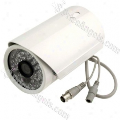 750 Waterproof Ir 1/4 Sharp Ccd Cctv Camera With Night Vision-white