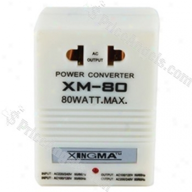 80w Ac Voltage Power Converter(white)