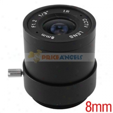 8mm 1/3-inch F1. Ir Camera Lens For Cctv/surveillance Camera