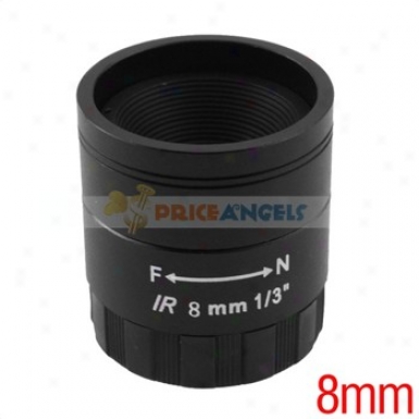 8mm 1/3-inch Ir Camera Lens For Cctv/surveillanve Camera