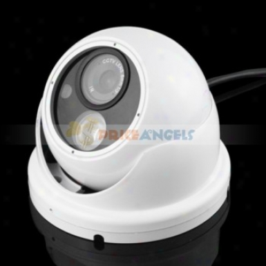 Ad-360 Hemisphere Type 420 Tv Lines Cctv Monitor Sony Ccd Security Camera(white)