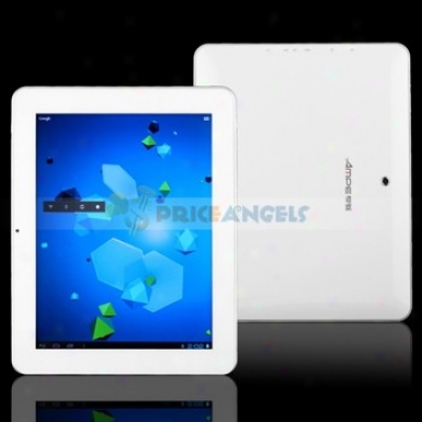 Ampe A90 9.7-inch Capacitive Touch Screen 8g Android 4.O Tablet Pc Laptop With Camera/wifi/3g Card(white)